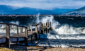 Southerly storm at Kuratau Lake Taupo